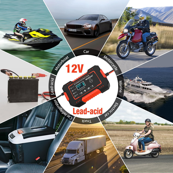 ¡Últimas unidades disponibles! 🚗Cargador de Batería Profesional+ Regalo Exclusivo🔥