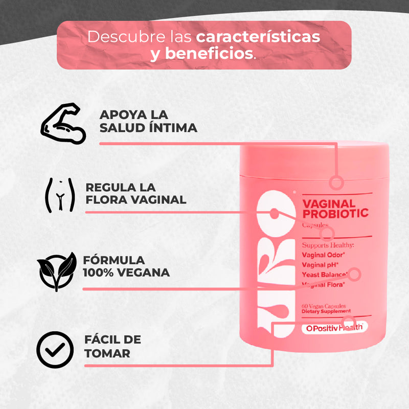 ¿Molestias intimas? URO Probioticos Vaginales es tu solucion - PRODUCTO ORIGINAL