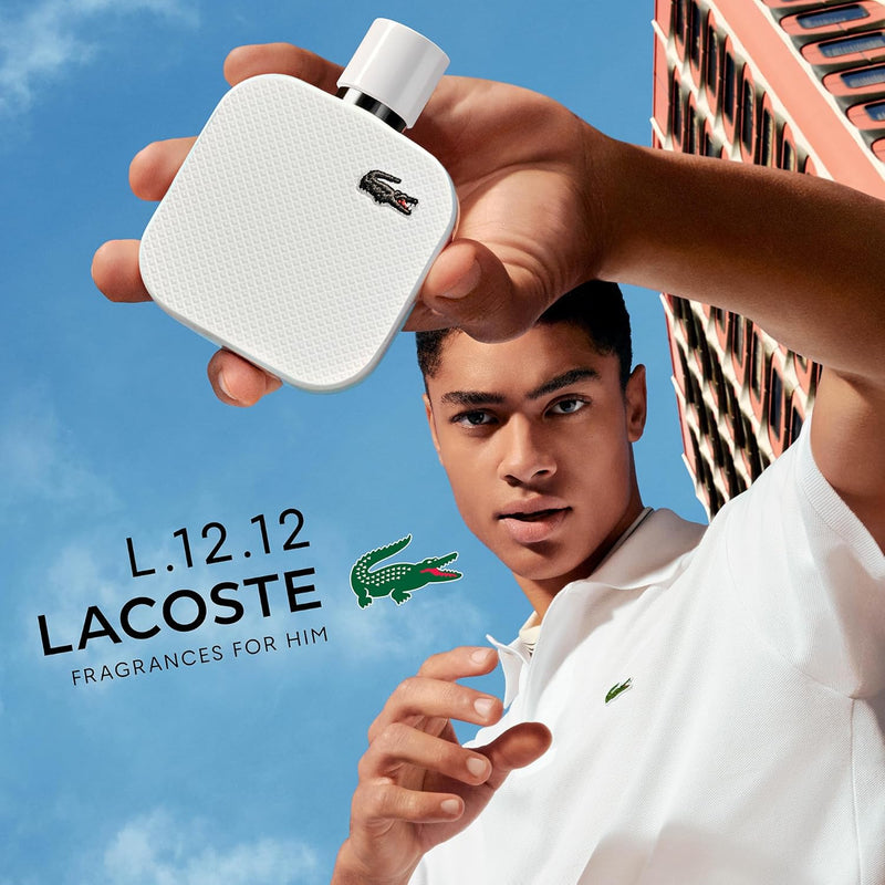 ✨¡Oferta Exclusiva!✨ L.12.12 Blanc Lacoste Eau de Toilette para Hombre 100ml 🕺💨