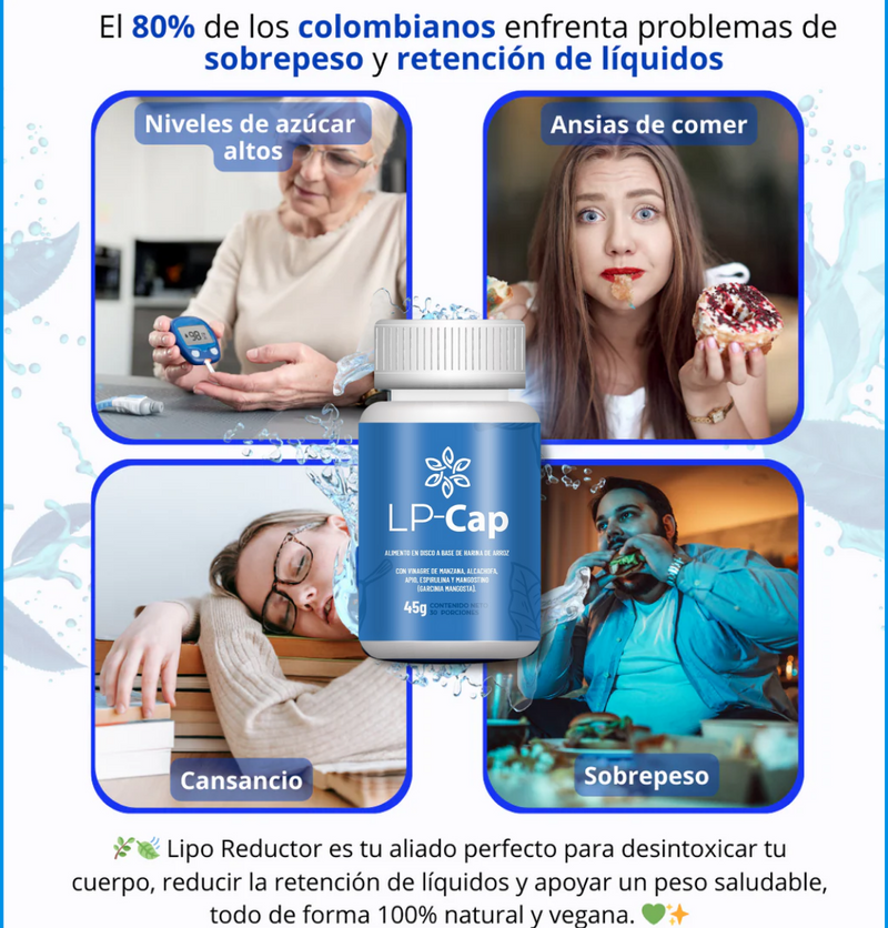 LipoCaps Reductor 😇 Comienza ahora con tu cambio y transforma tu cuerpo! 👉Con INVIMA! + 🚛 Envío gratis