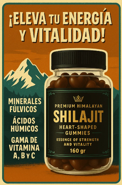 GOMAS SHILAJIT x 160g 💪POTENCIADOR DE TESTOSTERONA🔥Envío Gratis