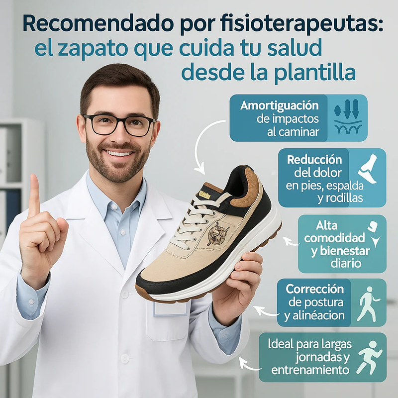 👞 Zapato Ortopédico Confort + 🎁 Media de REGALO + 🚛 Envío gratis