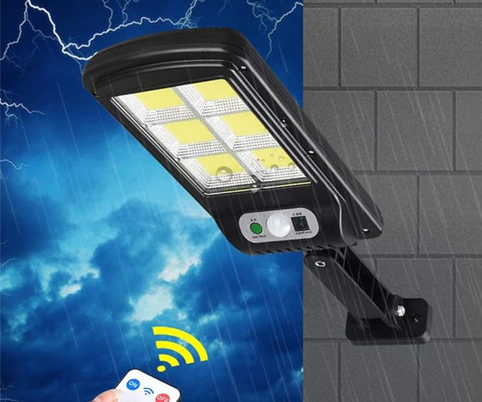 LAMPARA PANEL SOLAR CON SENSOR Y CONTROL